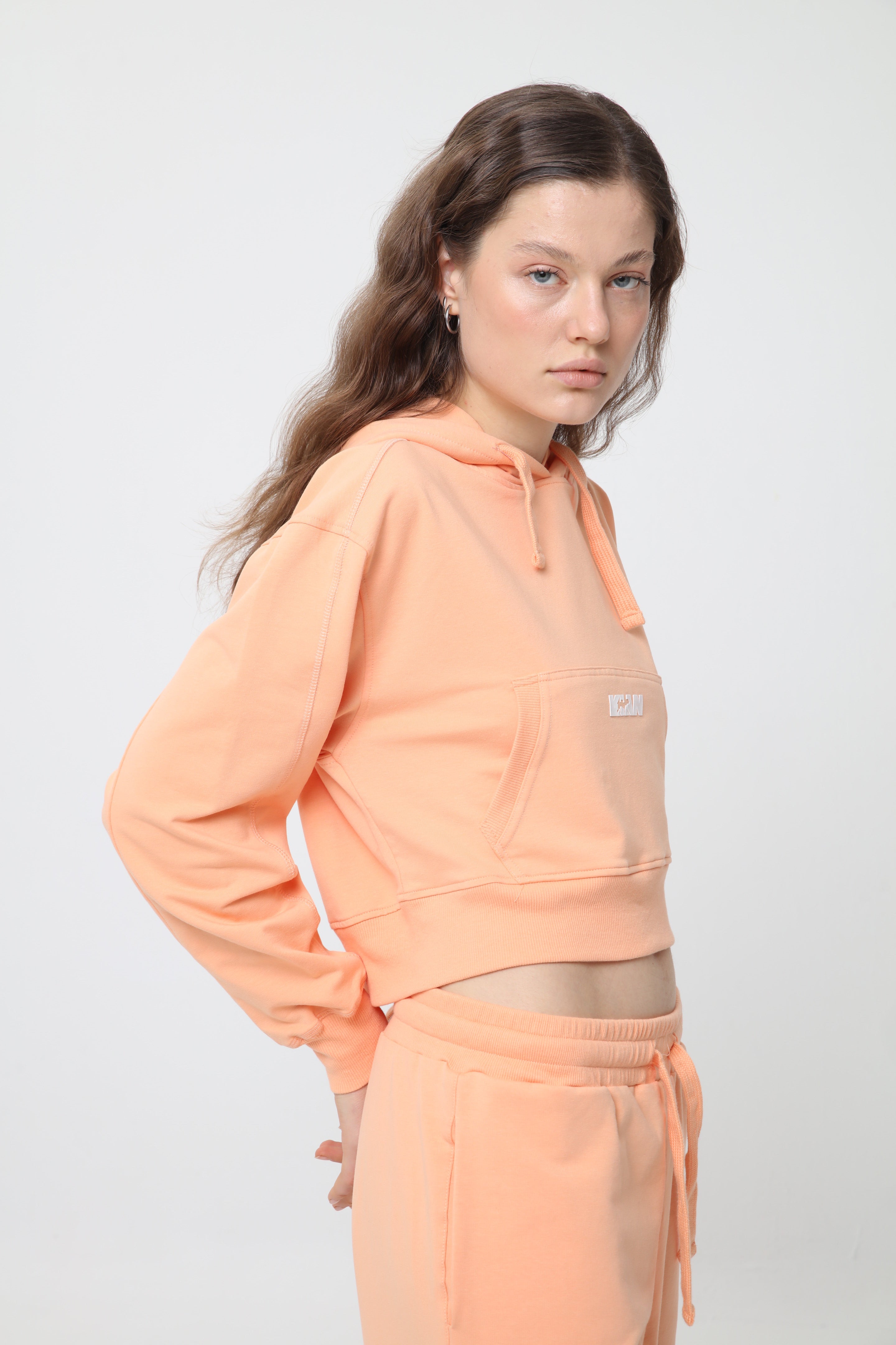 Woman Cropped Hoodie