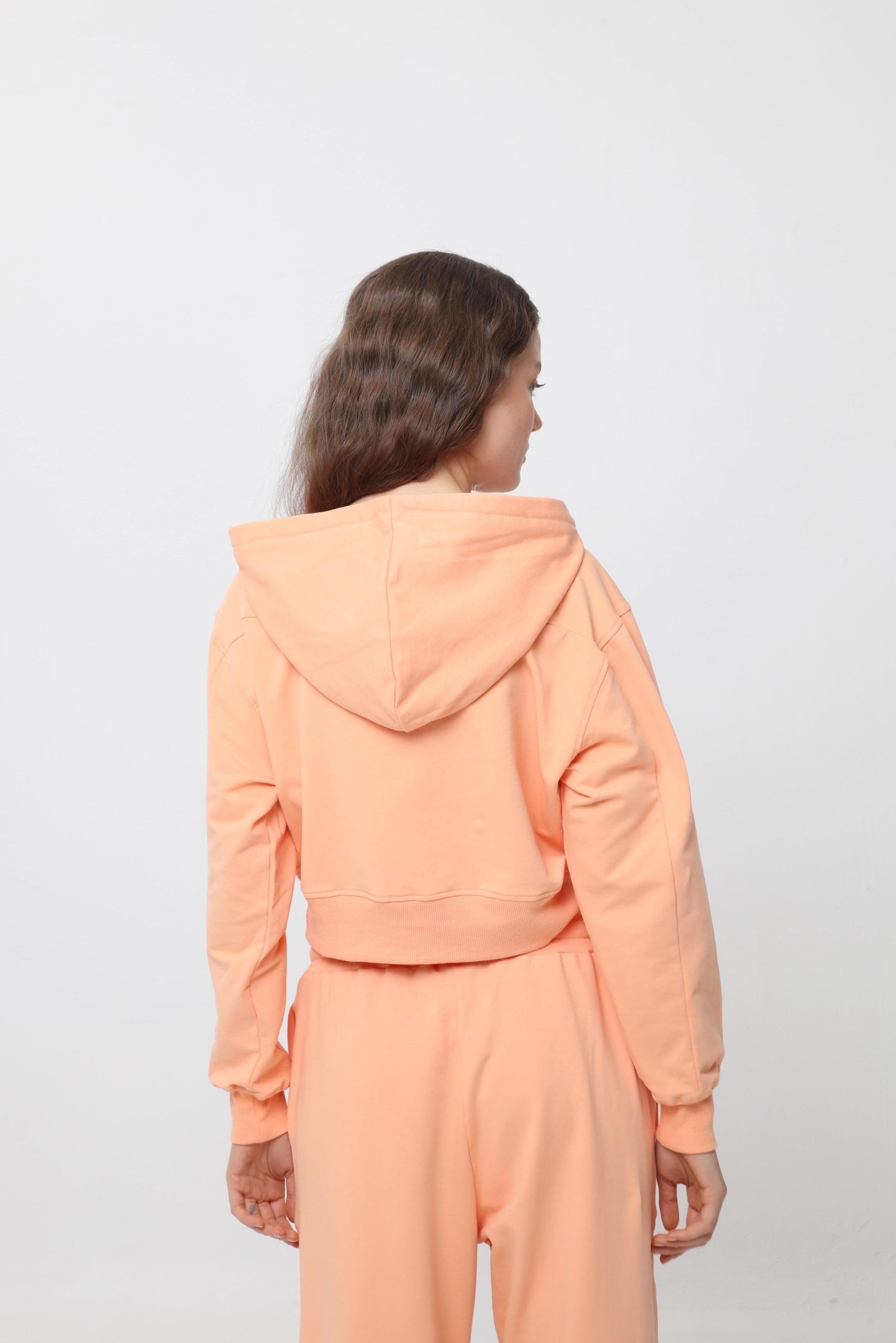 Woman Cropped Hoodie