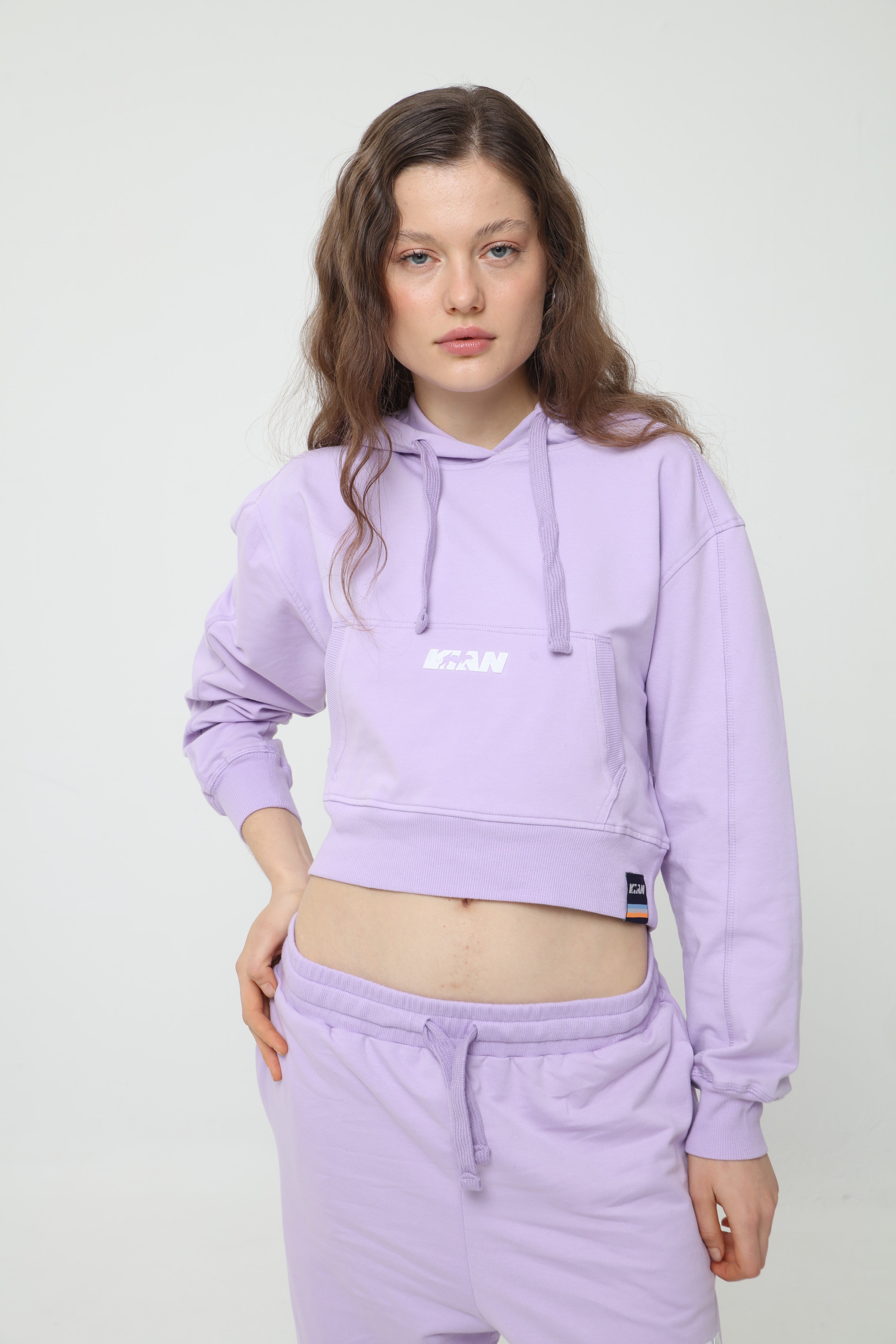 Woman Cropped Hoodie