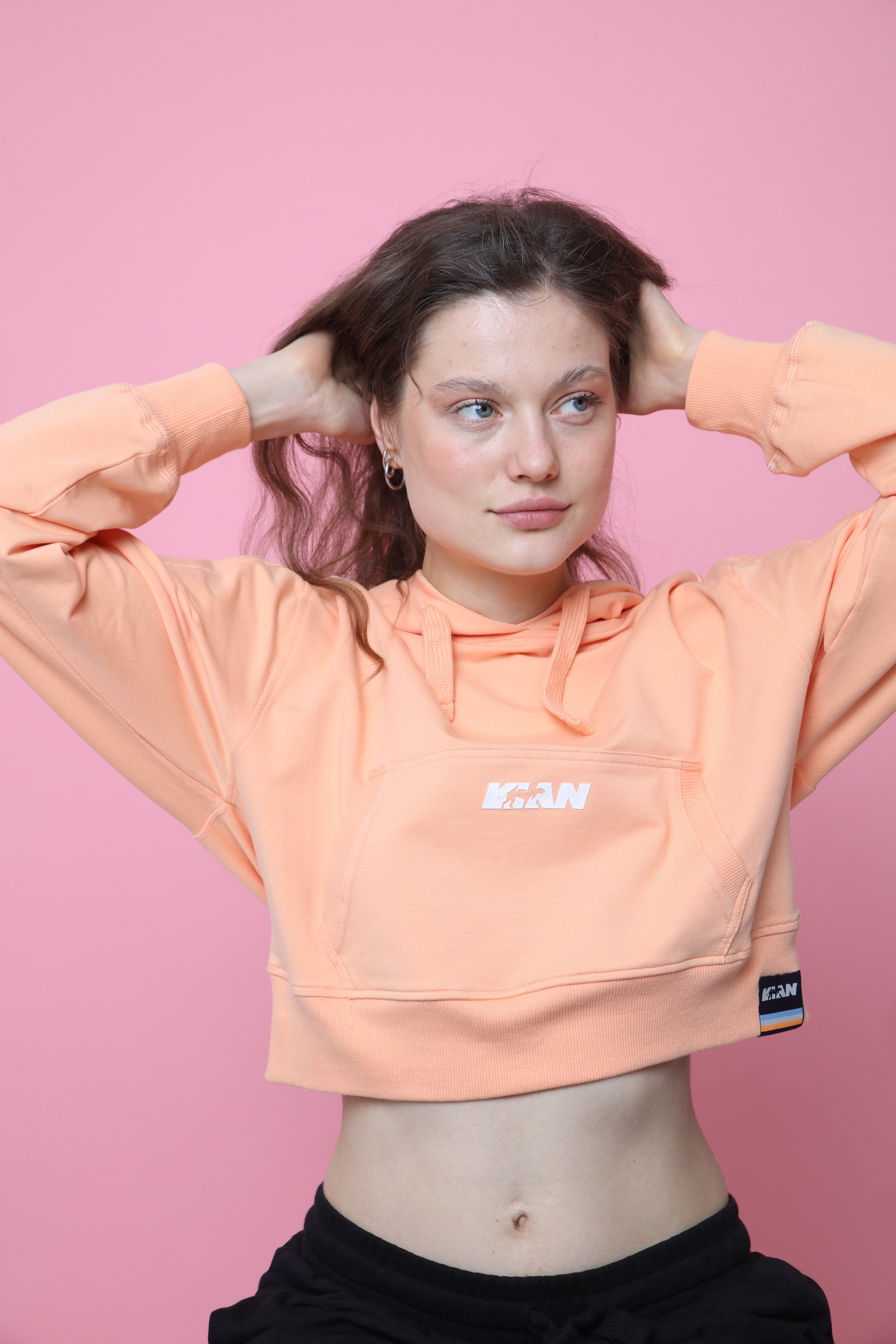 Woman Cropped Hoodie