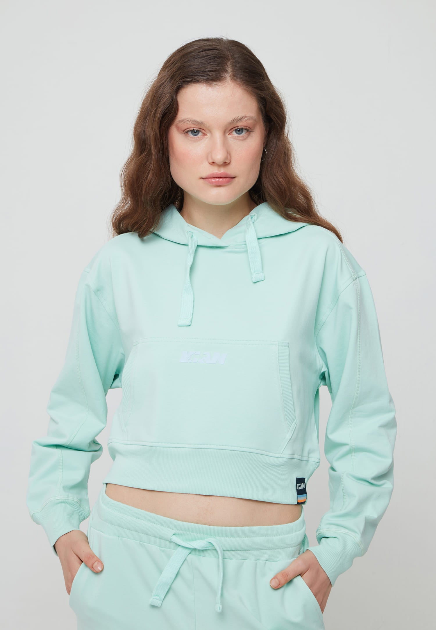 Woman Cropped Hoodie
