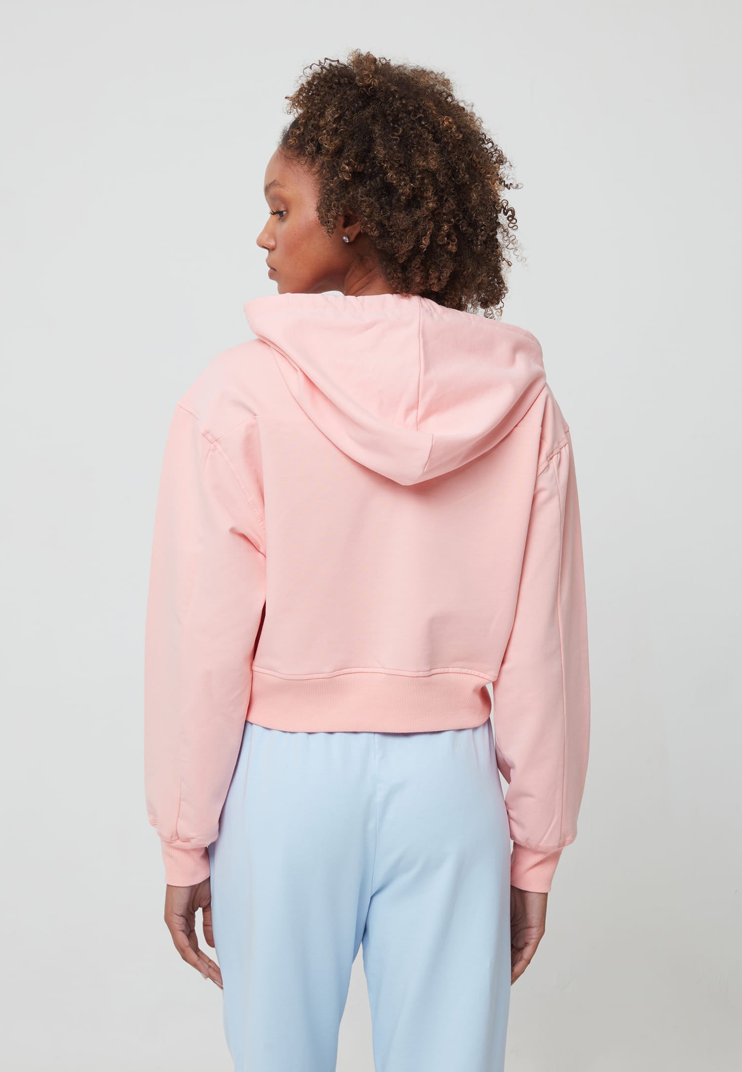 Woman Cropped Hoodie