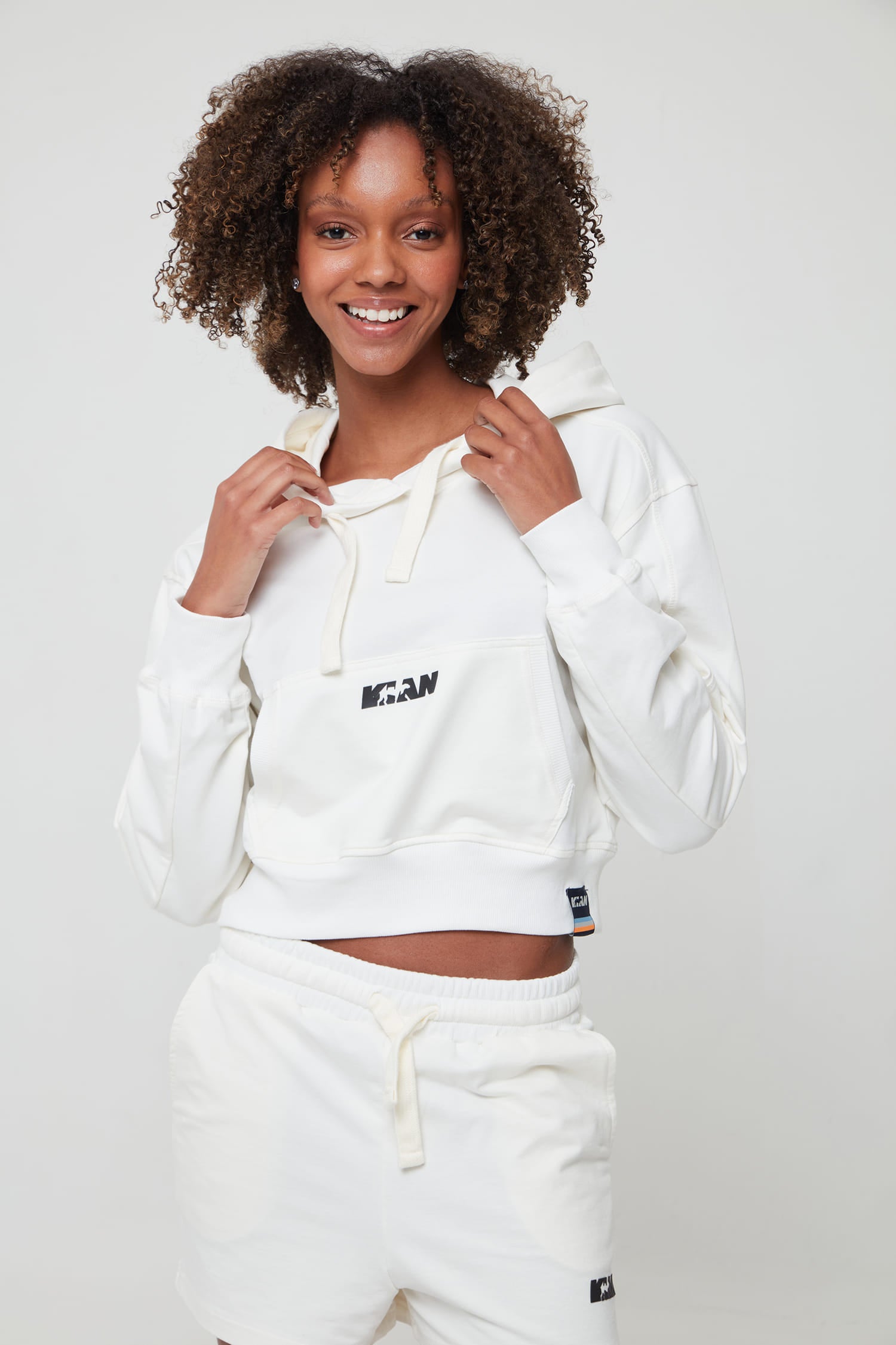 Woman Cropped Hoodie
