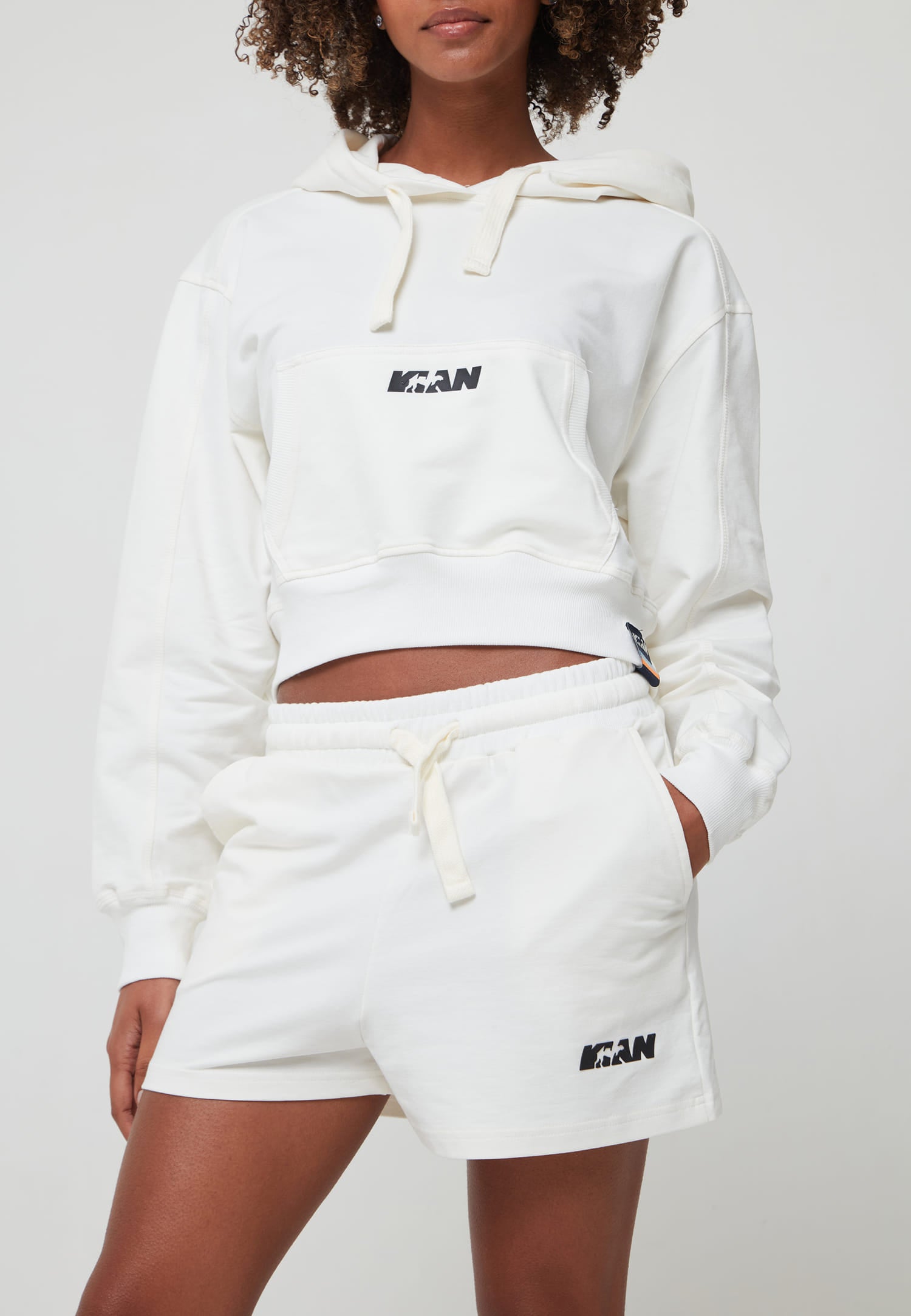 Woman Cropped Hoodie