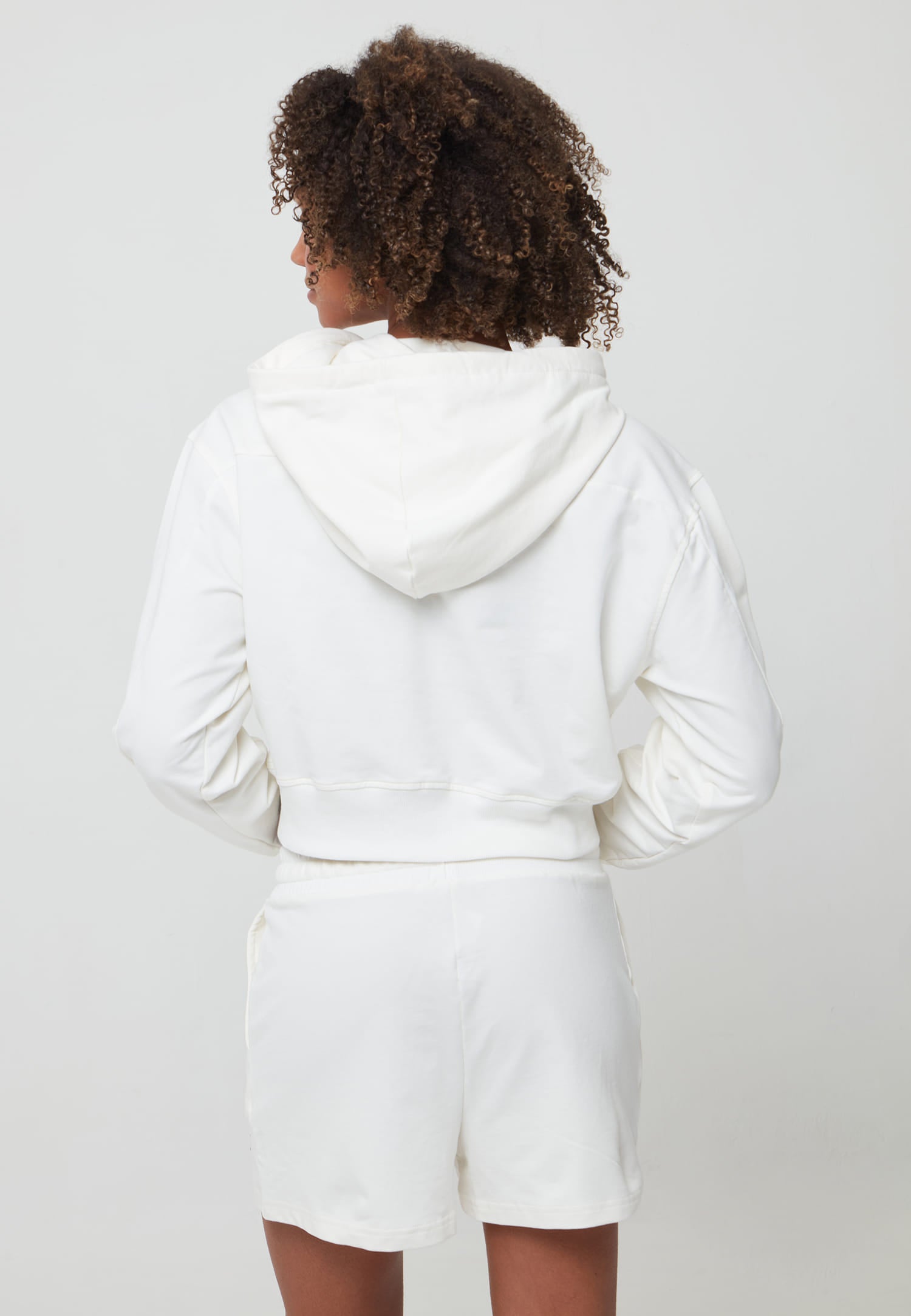 Woman Cropped Hoodie