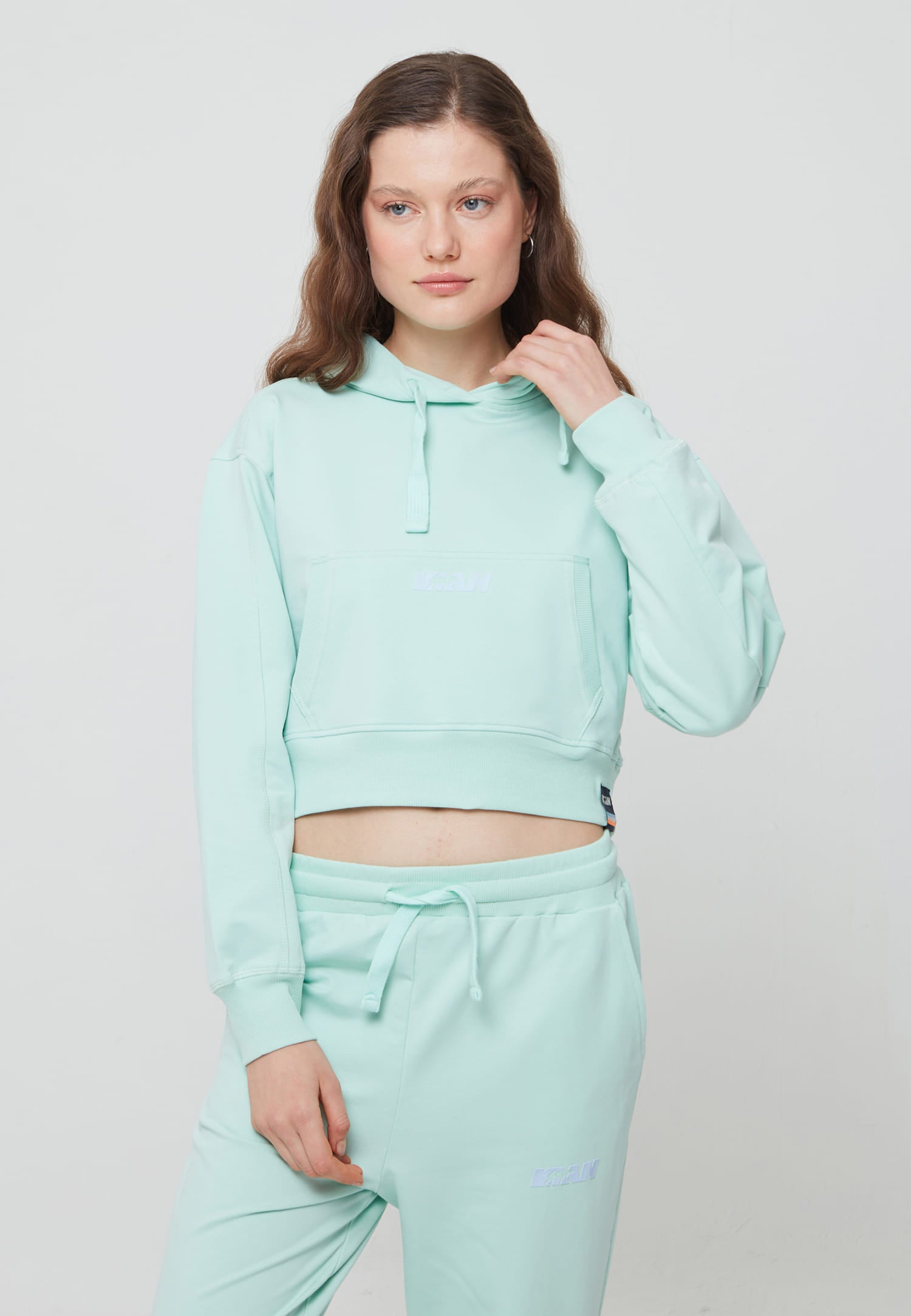 Woman Cropped Hoodie