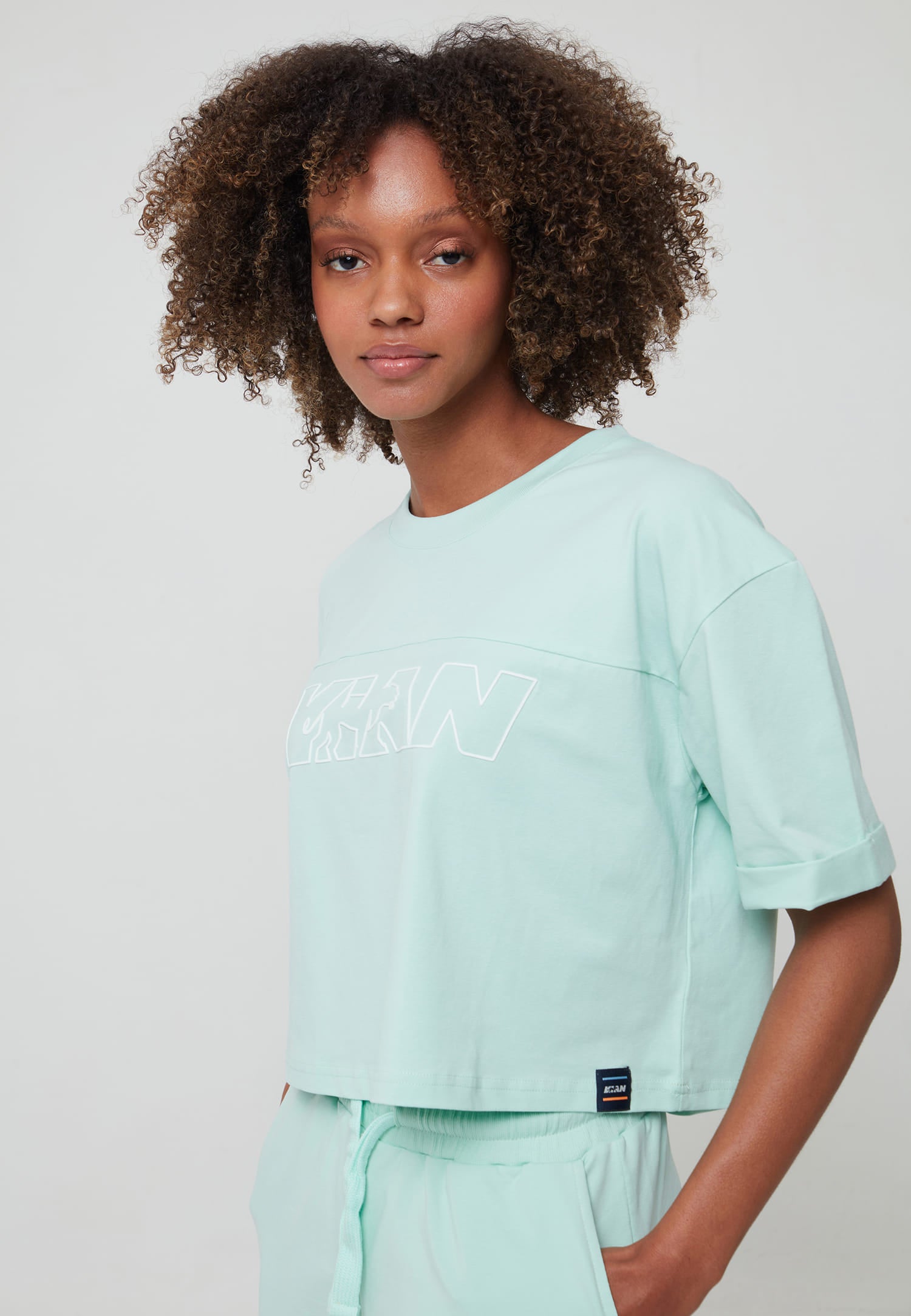 Women Oversized Cropped T-Shirt
