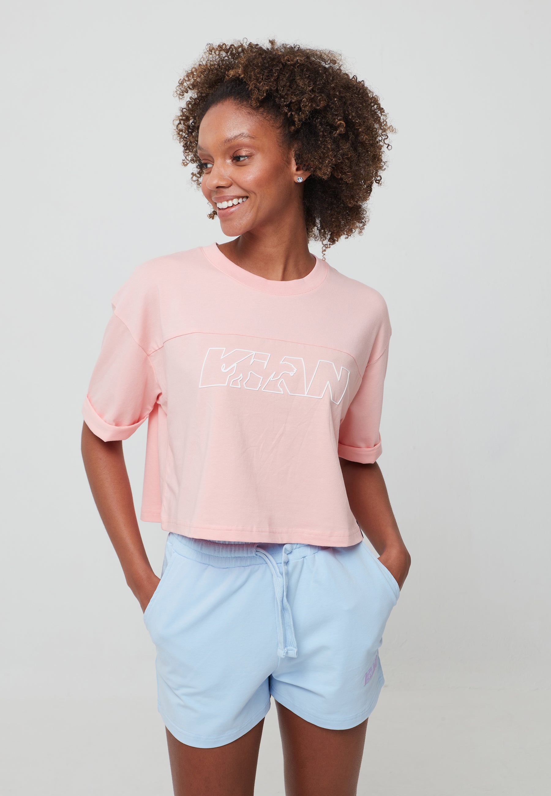 Women Oversized Cropped T-Shirt